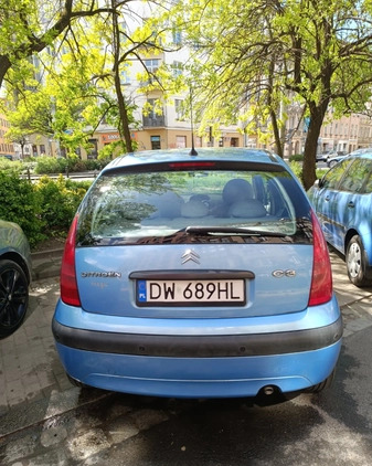 Citroen C3 cena 6200 przebieg: 59079, rok produkcji 2004 z Wrocław małe 29